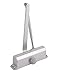 Sentinel 5014 - Grade 1 Hydraulic Door Closer Adjustable 1-4 Spring Tension with Back Check, Aluminum