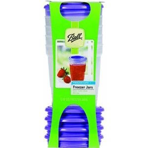 Jarden 82000 8 Oz Plastic Freezer Jars