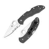 Spyderco Delica 4 Emerson Opener Combo Edge Knife by Spyderco