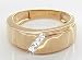 0.20 Carat Princess Diamond Gents Ring in 18ct Solid Yellow Gold