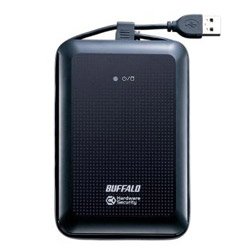 Buffalo Technology MiniStation DataVault Portable 160GB Hard Drive with Full Disk Encryption HDS-PH160U2 (Black)