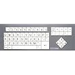 BigKeys LX Large Print Computer Keyboard USB Wired (White Keys with Keyboard Jumbo Oversized Print Letters) for Visually Impaired Individuals, Low Vision, or Low Light for Seniors and People with Bad Vision! Imposing Vivid Black Over-sized Letters on White Background Tested to Deliver the BEST CONTRAST for the Visually Challenged Persons
