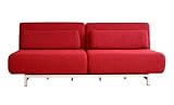 Quintiliano Convertible Sofa Bed, Red