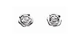 Dew Sterling Silver Rose Stud Earrings 40L7Hp