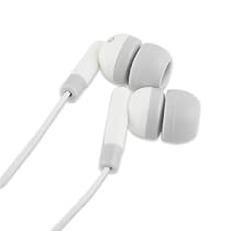 LUPO WHITE EARPHONES For IPOD VIDEO, NANO, SHUFFLE, TOUCH And All Other MP3/4 Players