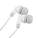 LUPO WHITE EARPHONES For iPhone 4S, 4, 3GS, 3G, IPOD VIDEO, NANO, SHUFFLE, TOUCH And All Other MP3/4 Players
