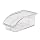 Akro-Mils 305A3 Insight Ultra-Clear Plastic Hanging and Stacking Storage Bin, 7-3/8-Inch Long by 4-1/8-Inch Wide by 3-1/4-Inch Wide , Case of 16