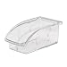 Akro-Mils 305A3 Insight Ultra-Clear Plastic Hanging and Stacking Storage Bin, 7-3/8-Inch Long by 4-1/8-Inch Wide by 3-1/4-Inch Wide , Case of 16