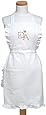 Heritage Lace Downton Abbey Downton House Apron, 27 by 32-Inch, White/Gold