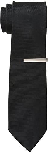 Little Black Tie Men's Jarvis Solid Tie, Black, One Size