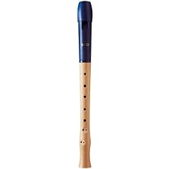 Moeck 1023 Flauto 1 Plus Sopranblockfl�te Barock mit Doppelloch K�nigs-Blau Kunststoff-Holz-Kombination C-Sopran-Blockfl�te Schulblockfl�te