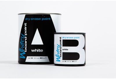 Writeyboard 50 Square Feet White 2-Part Odor with Low VOC Dry Erase Paint (30004)