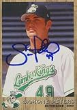 Samone Peters, Clinton Lumberkings - Rangers Affiliate, 2000 Grandstand Autographed Card