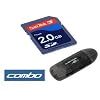 SanDisk 2 GB SD Memory Card with Adapter