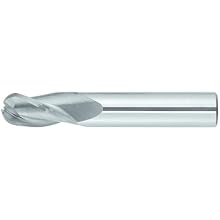 Niagara Cutter CB330 Carbide Ball Nose End Mills, Inch, TiAlN Finish, Roughing and Finishing Cut, 30 Degree Helix, For Use With All Materials