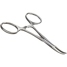 Aven 12002 Stainless Steel Hemostat Curved, 3-1/2" Length