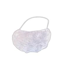 Magid BC924 EconoWear White Polypropylene Disposable Standard Beard Cover (Case of 1000)