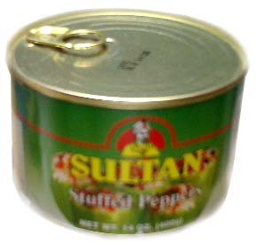 Stuffed Green Peppers (Sultan) 400g by parthenonfoods.com