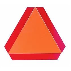 Safety Vehicle Emblem SMV DECAL S276.5 Slow Moving Vehicle Emblem