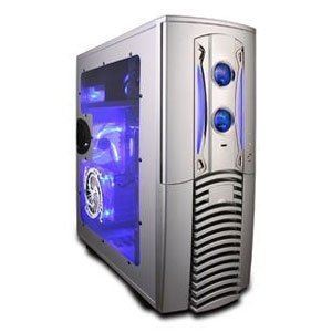 31qV5RuN6LL CybertronPC   AMD Athlon 64 X2 4600+ / ASUS MN2 Motherboard / 1GB PC5400 (667MHz) / Gigabit LAN / 500Watt PSU / Silver X Pleasure Barebone Gamer