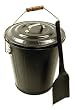 Hearthmates Black Ash Bucket and Shovel Kit