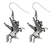 Pegasus Earrings - Pewter - 0.75'' Height