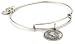 Alex and Ani "Bangle Bracelet Bar" Russian Silver-Plated Aquarius Bangle Bracelet