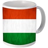 Rikki Knight Hungary Flag Photo Quality 11 oz Ceramic Coffee Mug cup