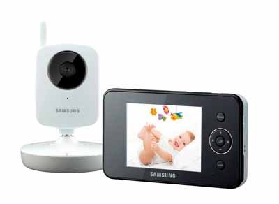 SAMSUNG VIDEOBABYPHONE SEW-3030 BABYPHONE VIDEO BABYFON FUNKÜBERWACHUNGSSYSTEM