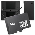 Brand New 4GB Micro SD Memory Card For Nintendo DSi & Wii Games Consoles will fit into R4 adaptor for DS & DS Lite
