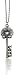 LAVISHY Antiqued Silver Plated Skeleton Key Necklace - 18
