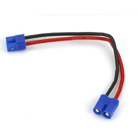 EC3 Extension Lead w 6 Wire, 16GA by E-flite