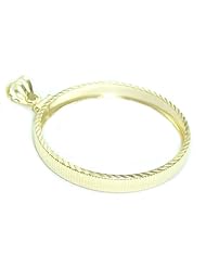 Coin Bezel 2.5 Peso 14k Gold Plain