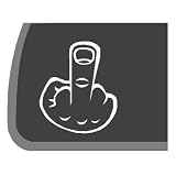 Middle Finger Car Decal / Sticker