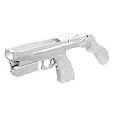 White 5 in 1 Laser Gun for Nintendo Wii Remote Control and Nunchuk