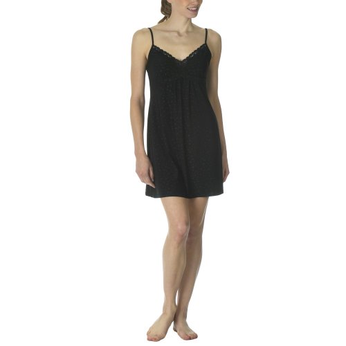 Gilligan & O'Malley Embossed Chemise - Ebony