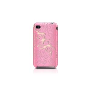 iLuv Silicone Case with Graphics for iPhone 4-Pink