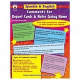 Spanish and English Comments for Report Cards & Notes Home