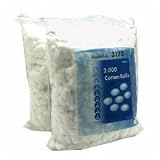 Cotton Balls Medium Non-sterile 4000/box (2 pks of 2000)