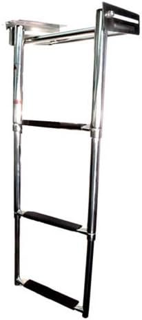 Kage Racing L303 3-Step Stainless Steel Telescoping Ladder