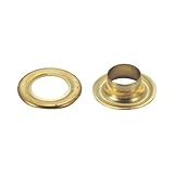 トラスコ中山/TRUSCO 両面ハトメ真鍮 15mm 10個入【P-THP-B15 (15MM10クミイリ)】(2583909) [その他]
