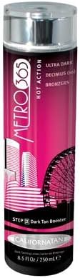 2010 California Tan Metro 365 Step 2 Hot Bronzer Hot Action Bronzer Tanning Lotion 7 oz