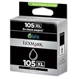 Lexmark No.105XL Inkjet Cartridge Page Yield 2040 Black Ref 14N0845 [Pack 4]