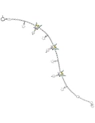 Disney® Tinkerbell Enamel & Pearl Bracelet