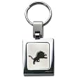 Detroit Lions Steel Square Key Chain - NFL Football Fan Shop Sports Team Merchandise