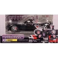 Transformers Takara Binaltech BT-11 Ravage Black Corvette Convertible