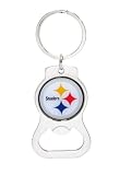 Pittsburgh Steelers Bottle Opener Key Ring - NFL Football Fan Shop Sports Team Merchandise