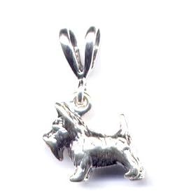 Scottish Terrier Pendant Sterling Silver Jewelry Gift Boxed Traditional Style