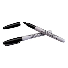 Nalgene Fine Point Felt Tip Laboratory Pen With Indelible Black Ink (Pack of 4)