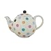 London Pottery 4 Cup Globe Teapot Multicoloured Spots